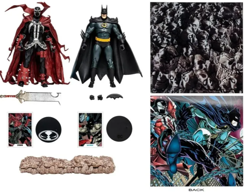 Batman and Spawn 2-Pack Action Figure Set 7-Inch - 787926157291